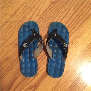 Boys Volcom Blue Flip Flops